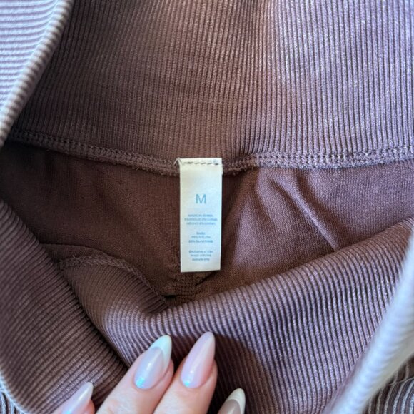 Purple Workout Short & Sports Bra Set - sz M - Picture 5 of 6